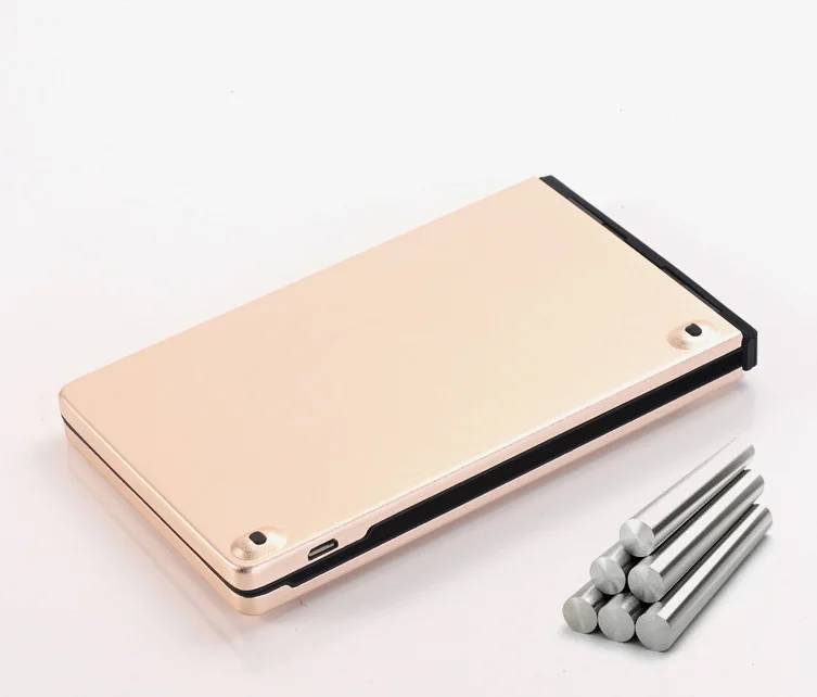 66 keys OEM Promotional Gift Universal mini BT wireless folding portable keyboard for Windows iOS Android