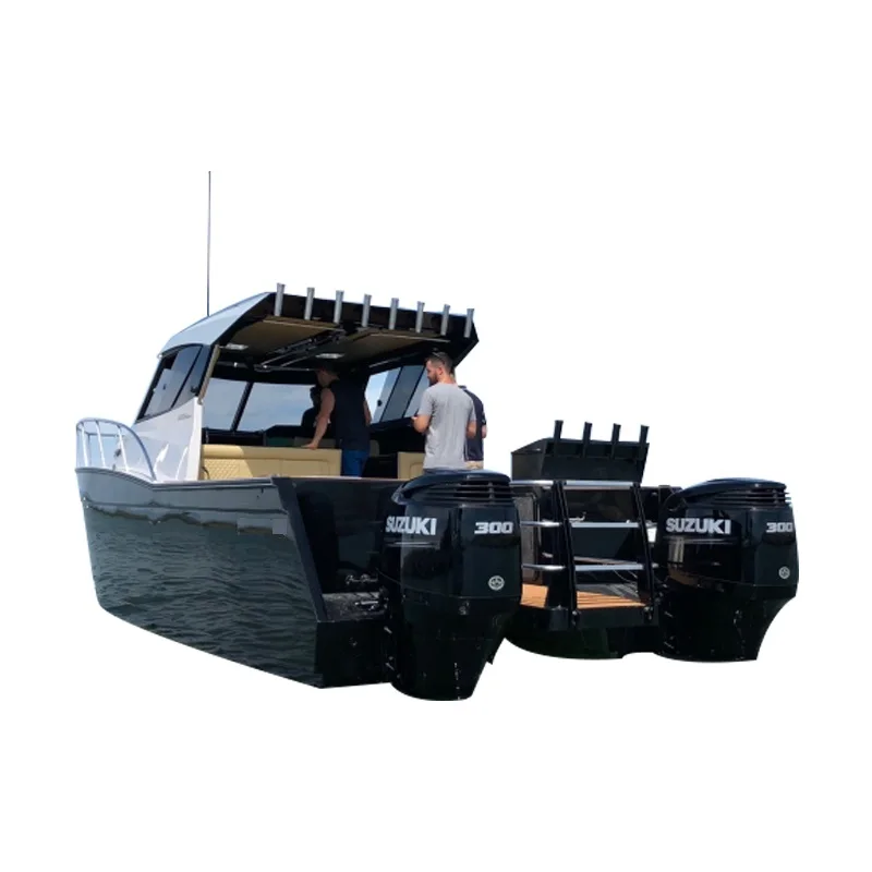 8.9m 29ft stable luxury Aluminum Catamaran fishing boat leisure boat for sale