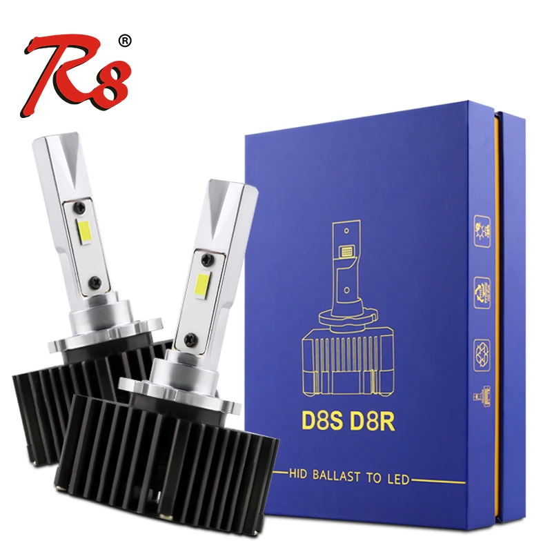 High Brightness D-Series LED Headlight D1S D1R D2S D2R D3S D3R D4S D4R D5S D8S Car Headlamp Plug and Play Work With HID Ballast