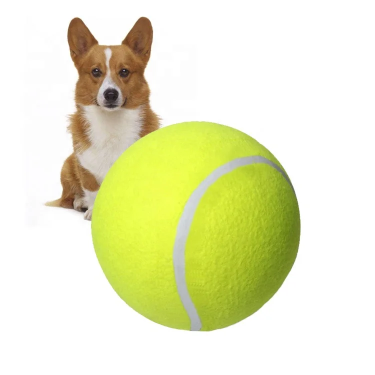 Wholesale Rubber Tennis Ball Custom Logo Pet Toys Pet Tennis Ball