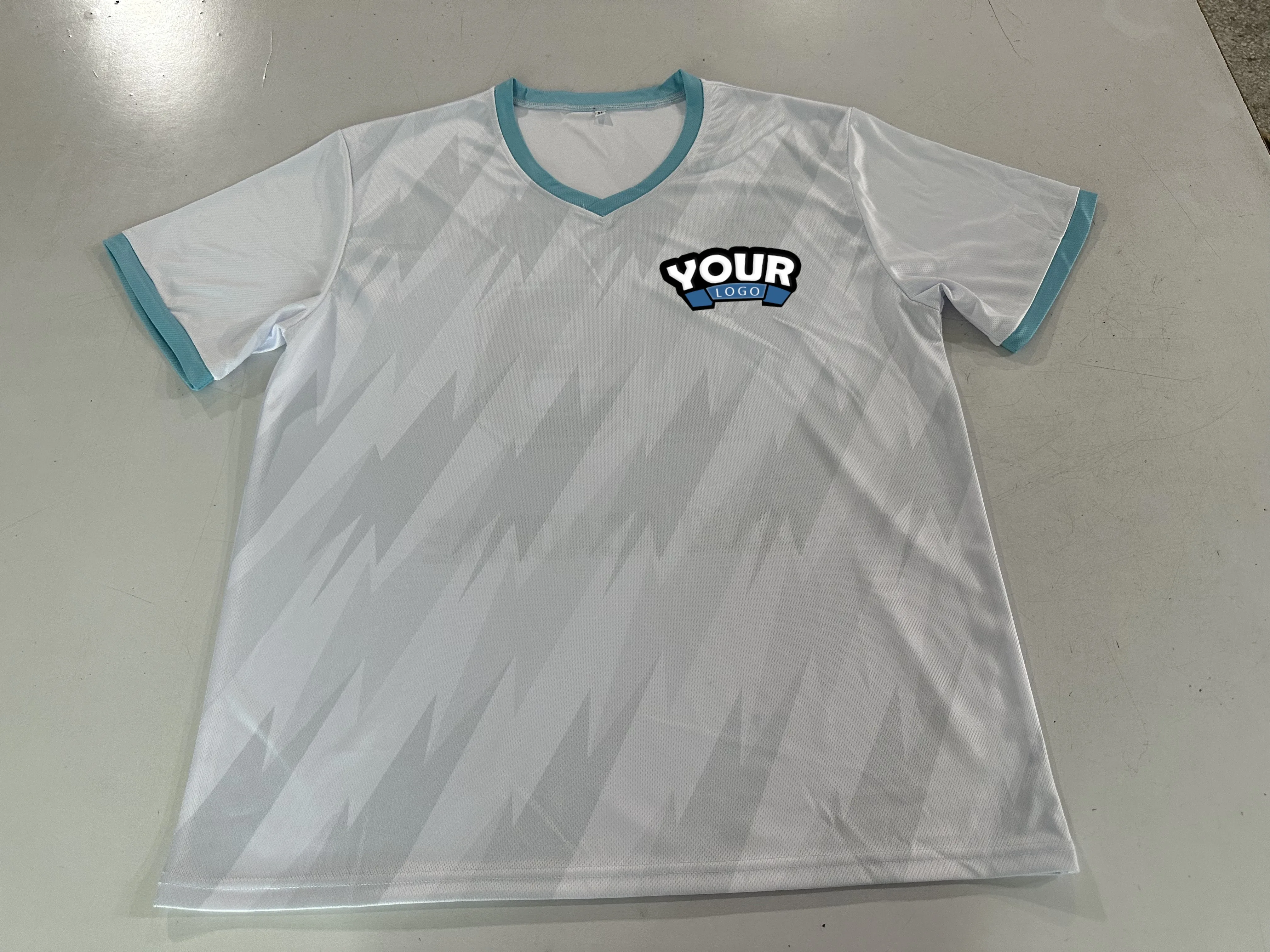 Factory Oem Soccer Shirts Hot Selling 100% Polyester Training Soccer Sets Croatia Soccer Jersey Custom for Wholesales