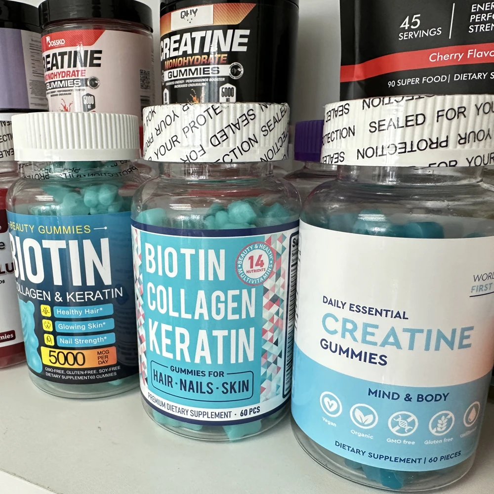 Creatine Monohydrate Gummies Muscle Building Creatine Gummies Energy Supplement Pre Workout Sports Nutrition Muscle Growth