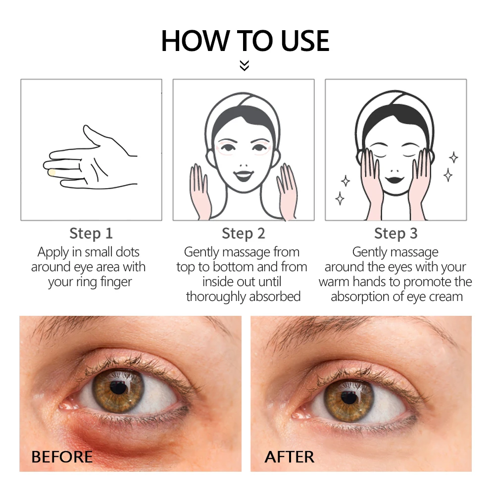 Private Label Eye Serum Vitamin C HA Nicotinamide Anti-aging Hydrating Whitening Skin Serum