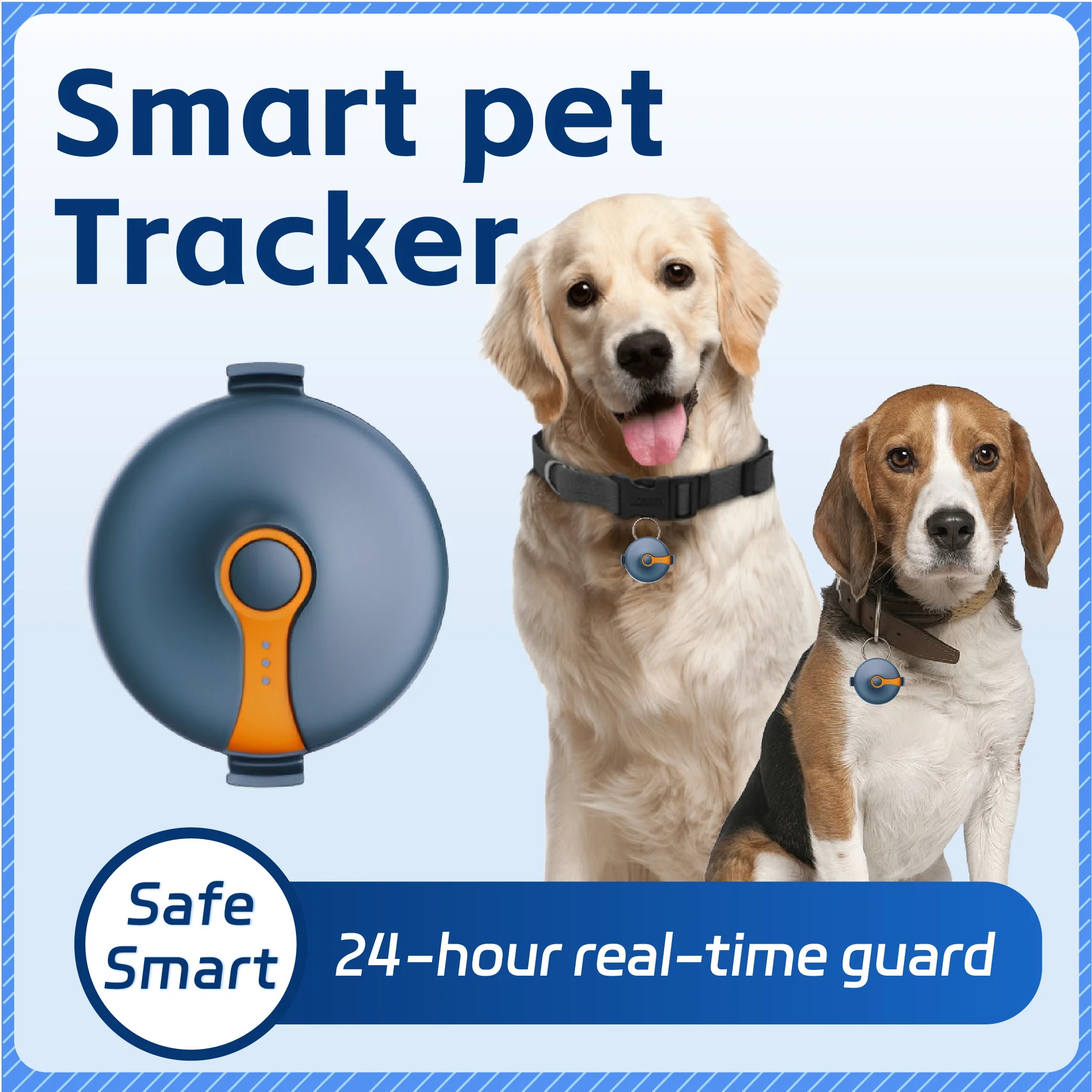 2024 Hot Selling 4g Gps Tracker Magnetic Charging Security Waterproof Real Time Tracking Dog Cat Pet collar Locator