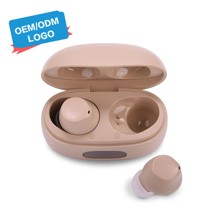 Rechargeable Hearing Amplifier Aid Ear Deaf Hearing Loss OTC Digital Medical CIC Hearing Aid Invisible