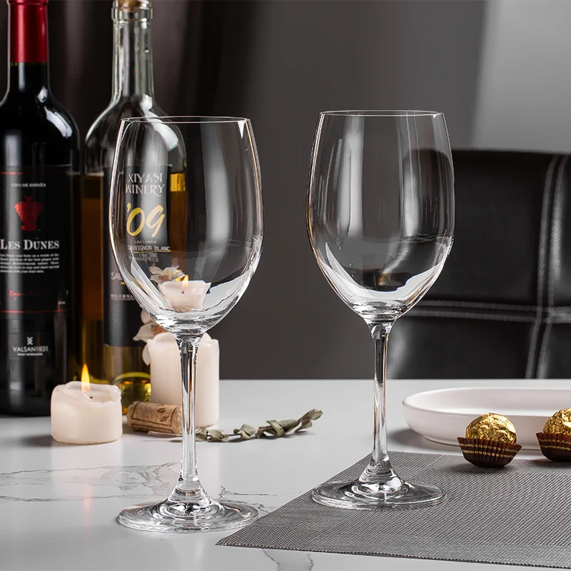 430ml 14.5oz Beaujolais Bohemia Giant Ball Famous Crystal Wine Glasses with Custom Logo