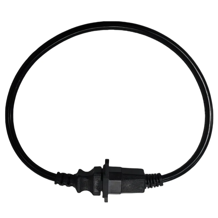 c14-p to c13 power cord three cores black power extension cord power socket  c14-p plug water-proof