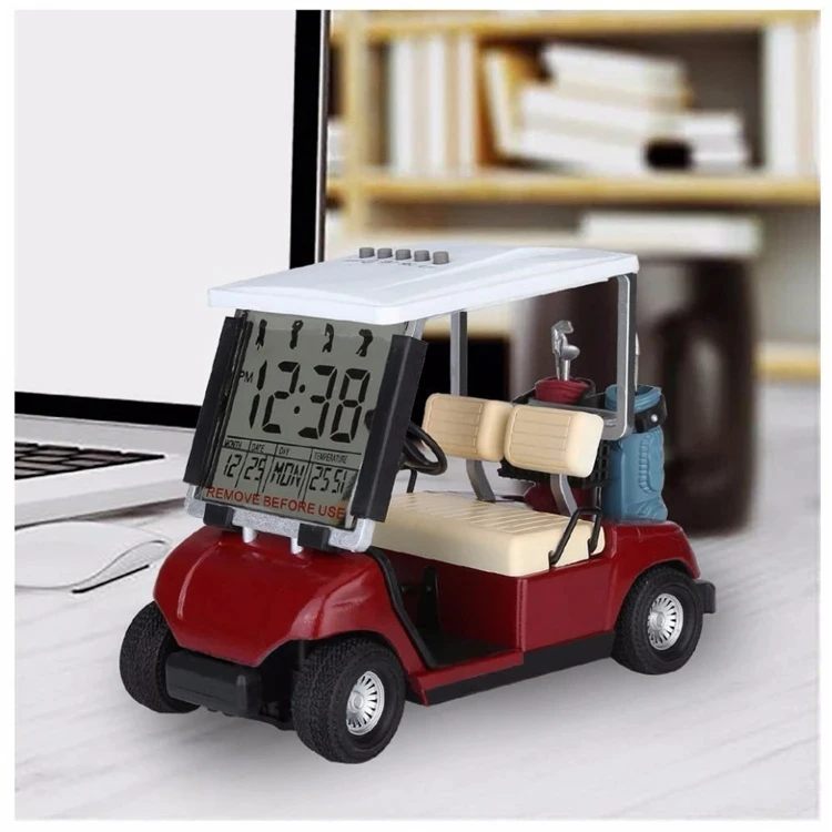 Factory Direct High Quality Durable Plastic Mini Golf Cart With Clock