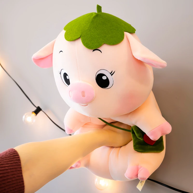 Lovely Baker pig stuffed toy big pig stuffed animal toy