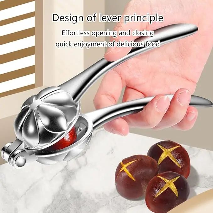 Multifunction Pistachio Macadamia Nut Knife Walnut Opener Metal Nut Opener Plier Nutcracker Chestnut Clip Chestnut Cutter Tool