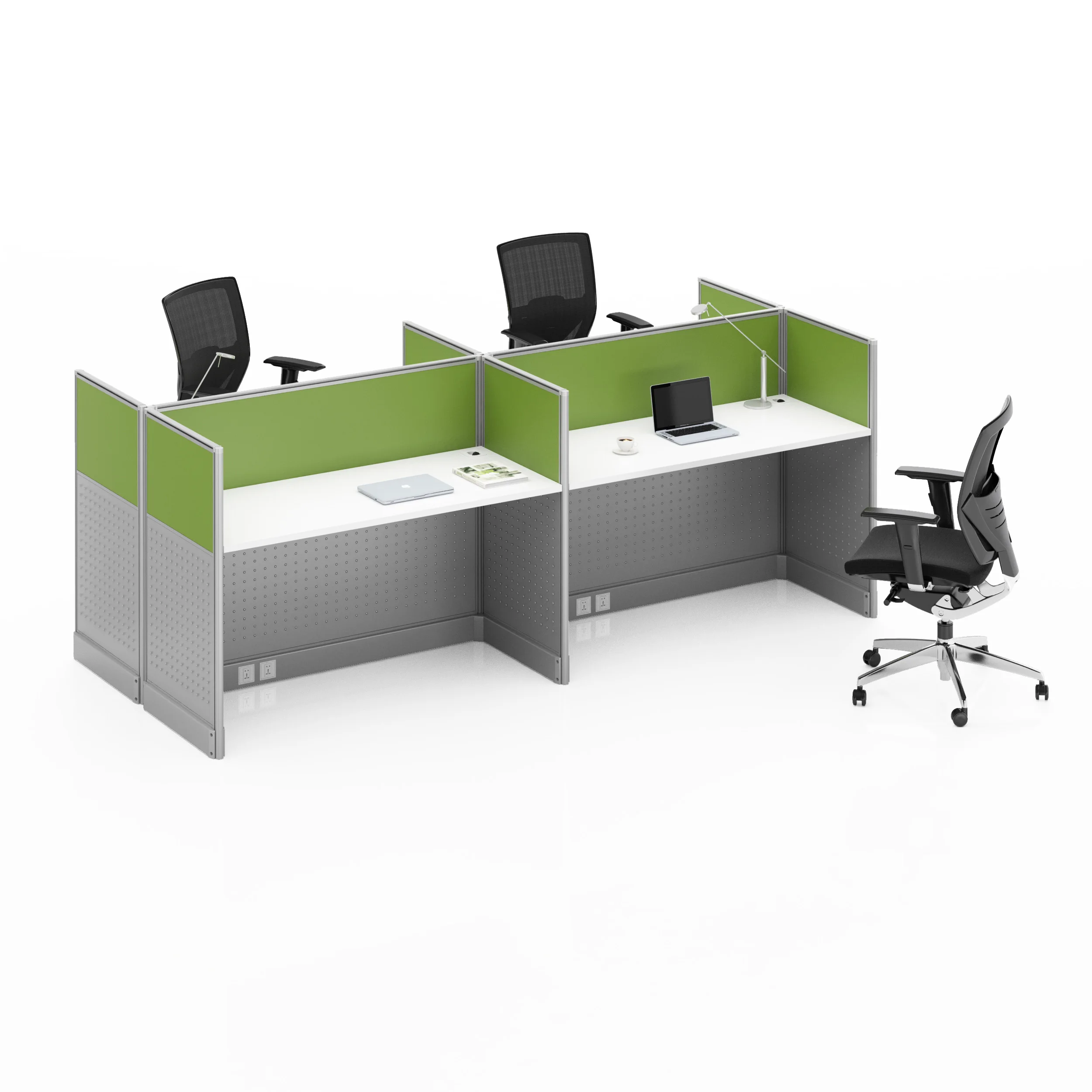 Небольшая офисная Рабочая станция на 4 человека, офисная мебель для проекта колл-центра
