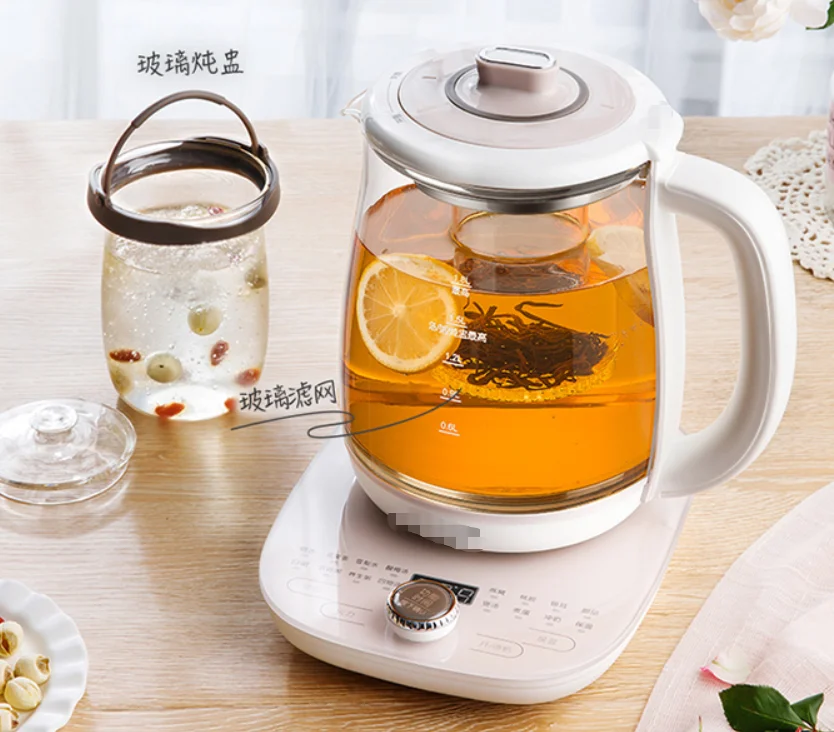
Pengfaies Factory price kitchen appliance 1.6L cordless glass teapot / plastic electric water kettle 