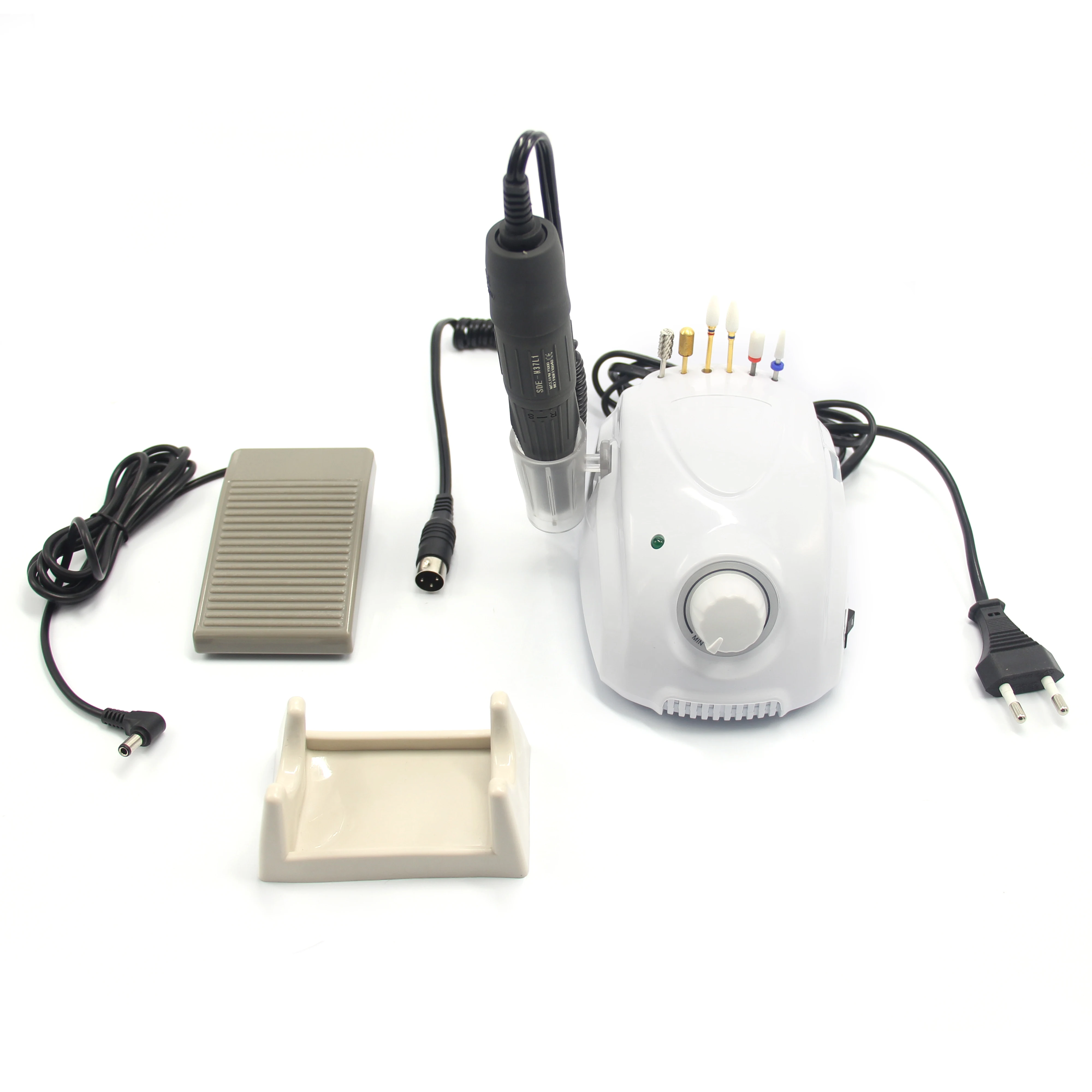 dzmarathon micromotor electric handpiece rechargeable led nail lamp champion-3 jewelry equipment 35000rpm nail drill machine