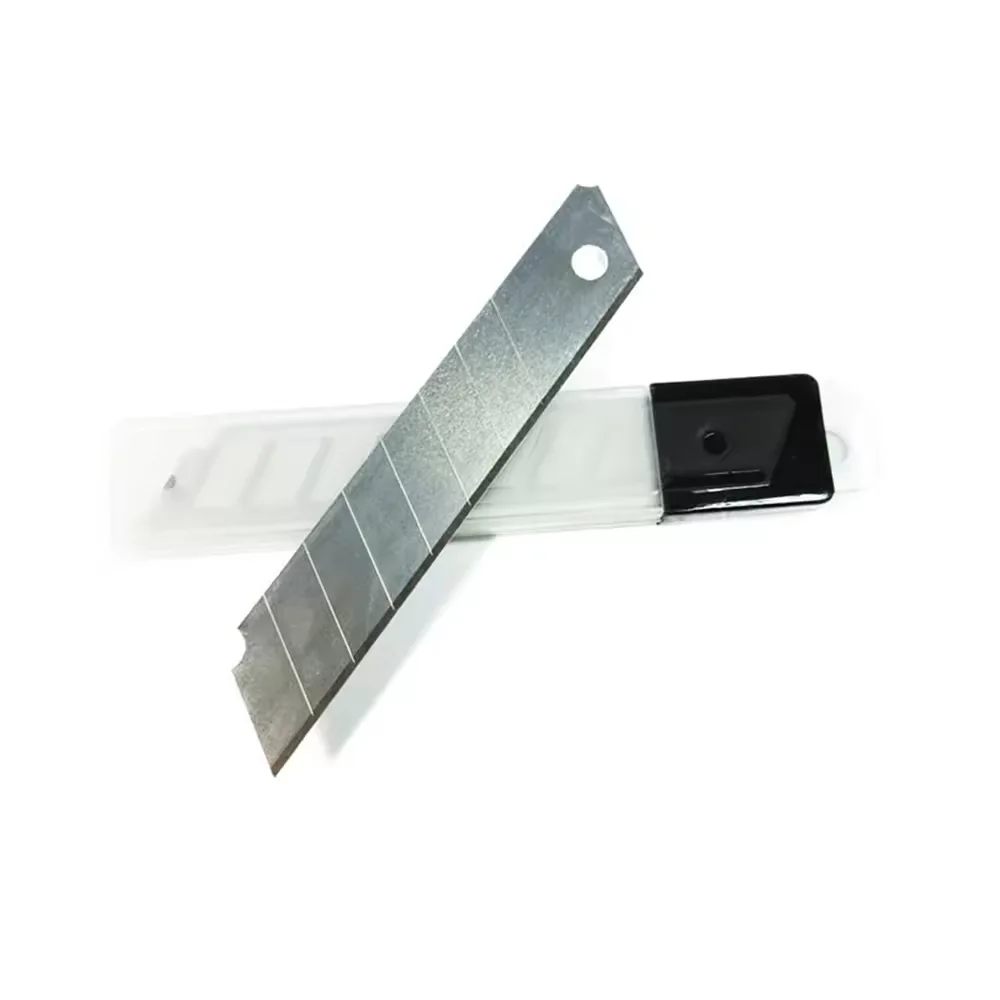 18mm Wide Snap-Off Blades Quality Carbon Stainless Steel Sharper Replacement Blade for Most Box Cutter & Utility Knife