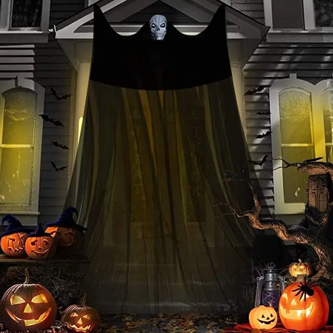 Halloween Bar Haunted House Decoration Props Halloween Decor Creepy Shrilling Hanging Ghost