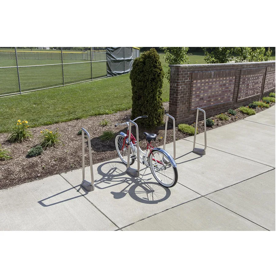 Factory promotional bike storage rack Outdoor road steel bike storage rack