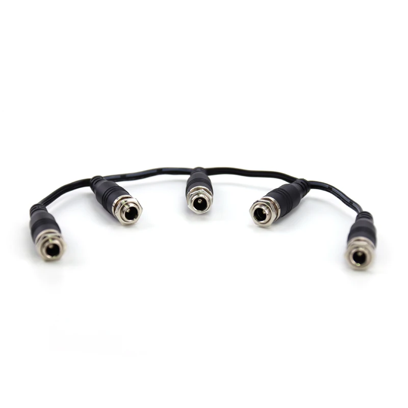 Comark 5525 DC Plug Power Barrel Jack Cord Socket Threaded Female Connector Adapter Chassis 5521 Panel Mount Cable