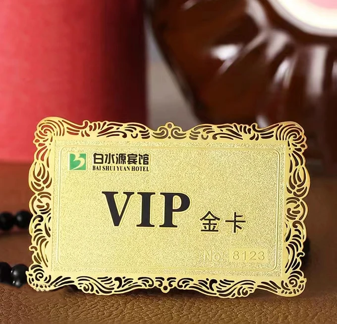 Пользовательские vip карты матовое золото Роскошные металлические визитные карточки для лазерной гравировки