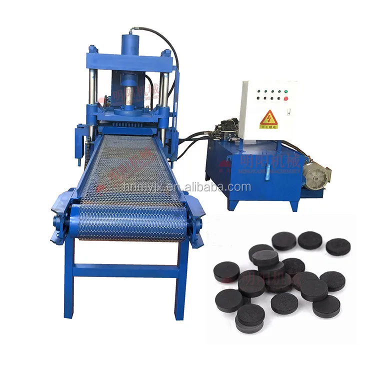 Small charcoal tablet production line/ charcoal powder briquette machine/ BBQ and Arab shisha charcoal machine