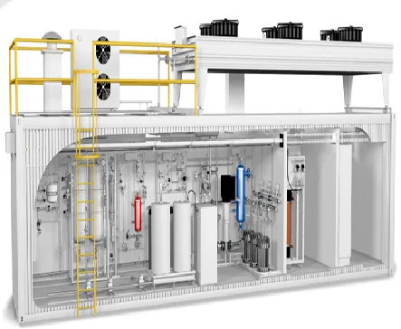 Large Flow Industrial Use 1-100Nm3/h Pem Electrolyser Hydrogen Generator High Energy Efficiency Electrolyzer Hydrogen