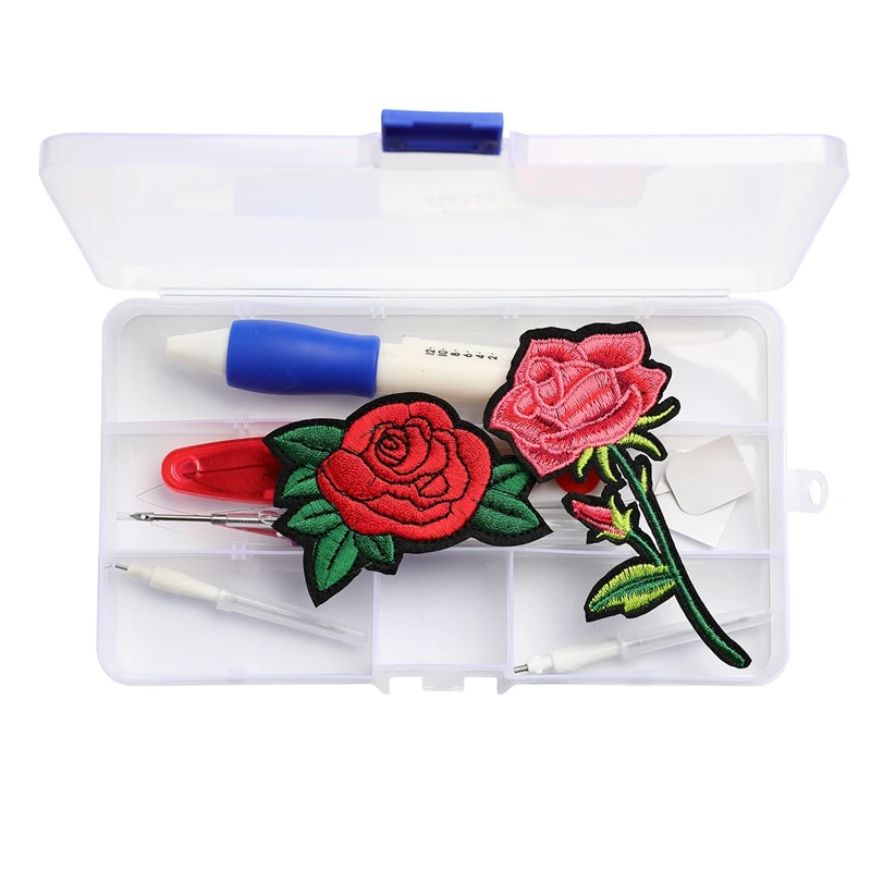  Hot sale in Amazon Poke pin embroidery kit AC140 Punch Needle Kits thread circle cloth