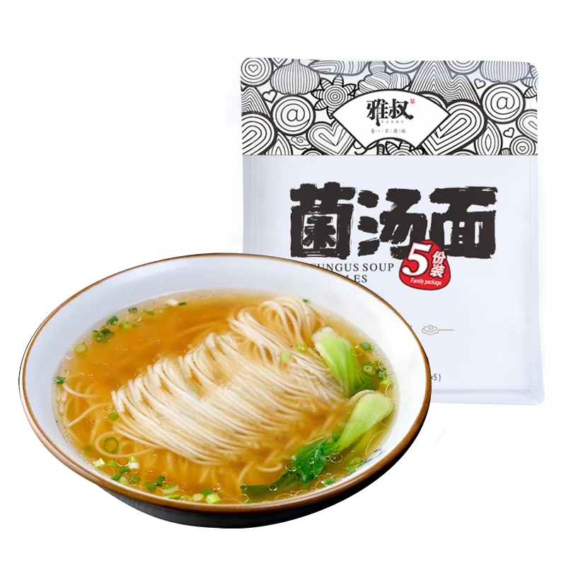 Оптовая продажа лапши с ароматом грибов Shiitake 800 г лапши для быстрого приготовления