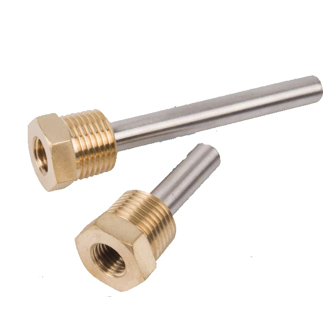 Stainless steel blind pipe 304 waterproof pipe temperature sensor temperature probe water tank armored thermocouple inside and o