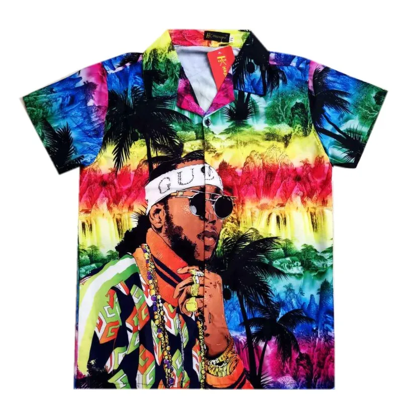 High Grade custom wholesale Digital printing branded overruns shirts from bangladesh