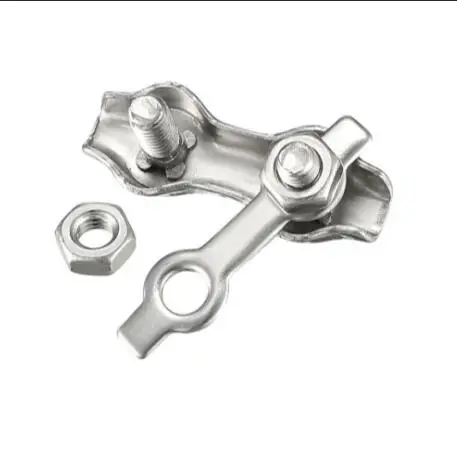 Hot Sale Grade 304/316 Stainless Steel Duplex Wire Rope Clips 2mm-10mm