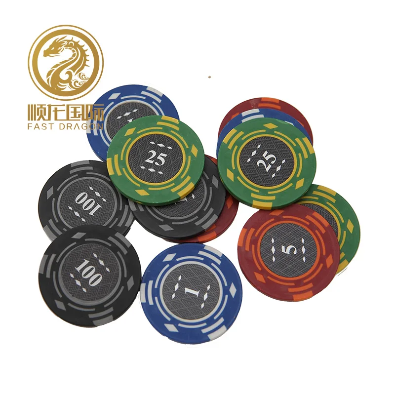 13.5g PS Poker Chips with Special Pattern Casino Table Games Customized