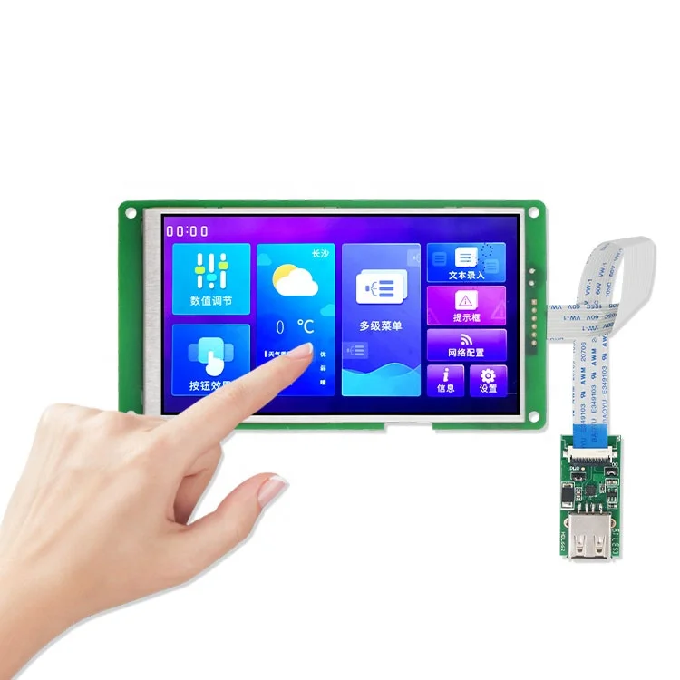5 Inch IPS 1280*720 Resolution Thin Thermostat Touch TFT LCD  Incell Capacitive Touch Display Screen Panel Module