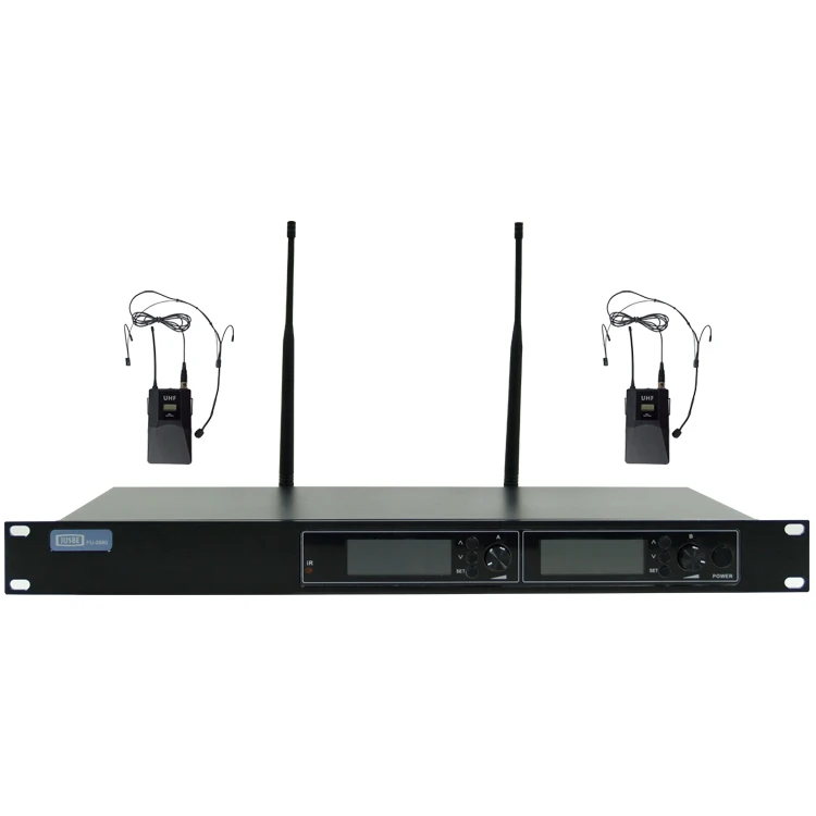 Jusbe FU-2980 professional audio, video & lighting teaching amd Kalaoke performance headset shure wireless microphone
