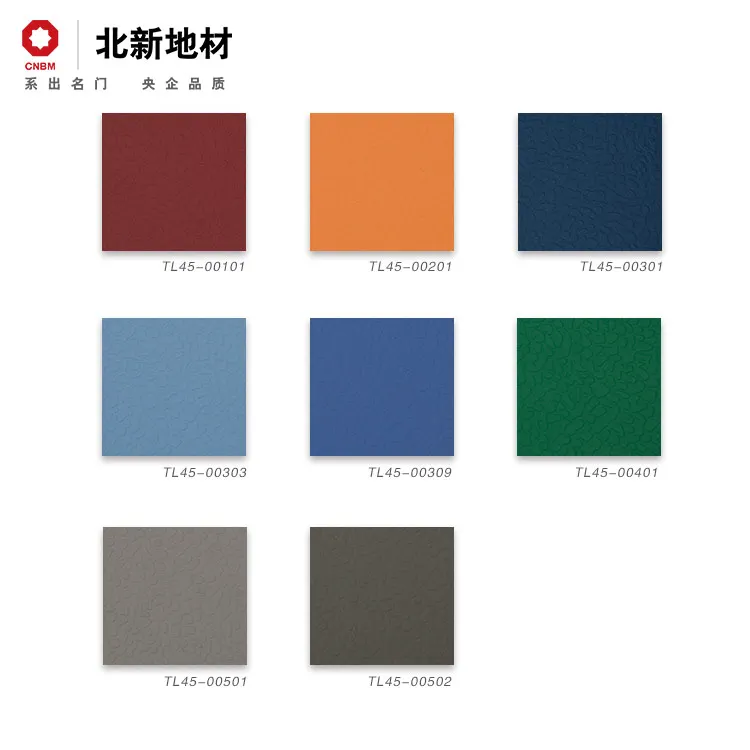 4.5mm PVC Vinyl Sport Flooring for Indoor Sports Court Usage/Functional Venue