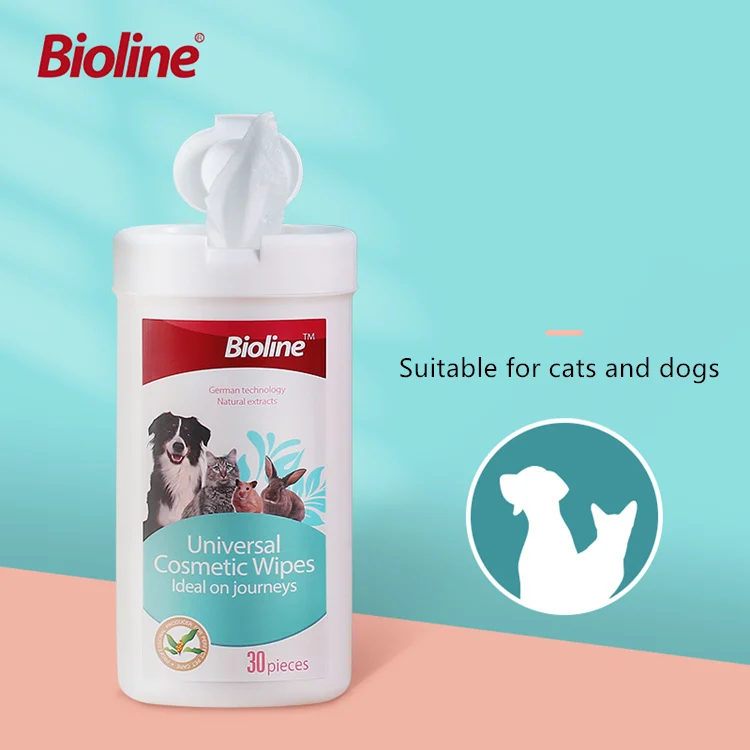 Oem pet wipes dog ear clean wipe dog paw wipes