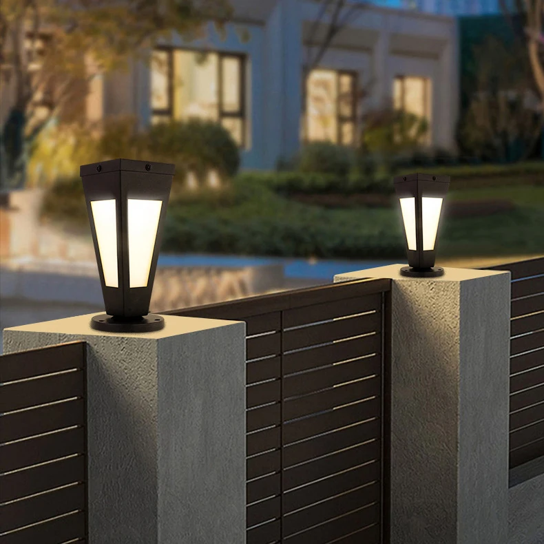 High Quality Solar Charging Waterproof Ip65 Lamp 5w Courtyard Parks All In One Led lamparas Solar Garden Light