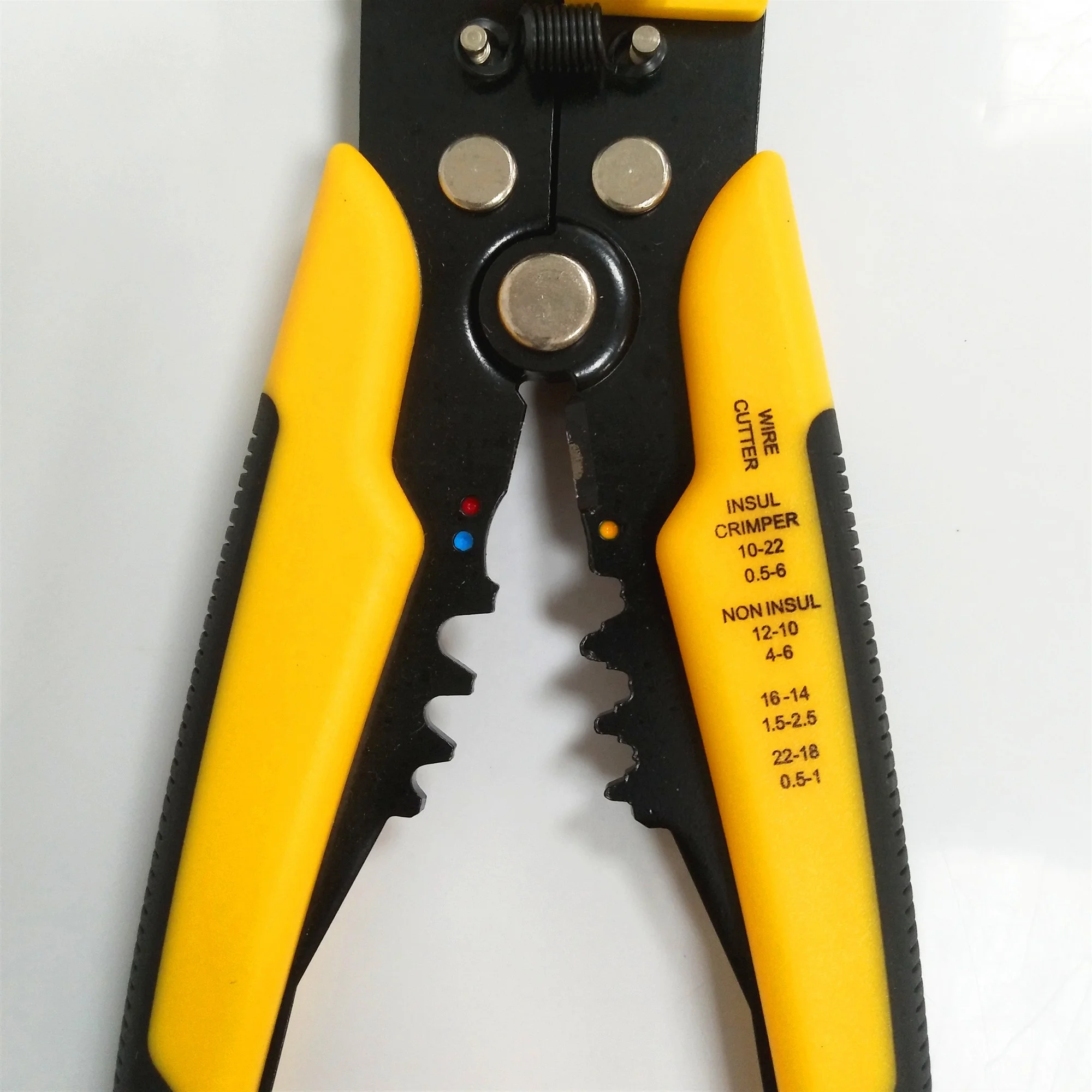 HS-D1 Auto Wire Stripper Crimper Cable Cutter Multifunctional Pliers 8-Inch 0.2-6.0mm Manual Crimping Pliers Hand Tools