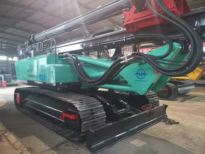 HF20+ Micropile Drilling Rig 40m rock Piling driver Rig rotary hammer price drilling machine mine drilling rig