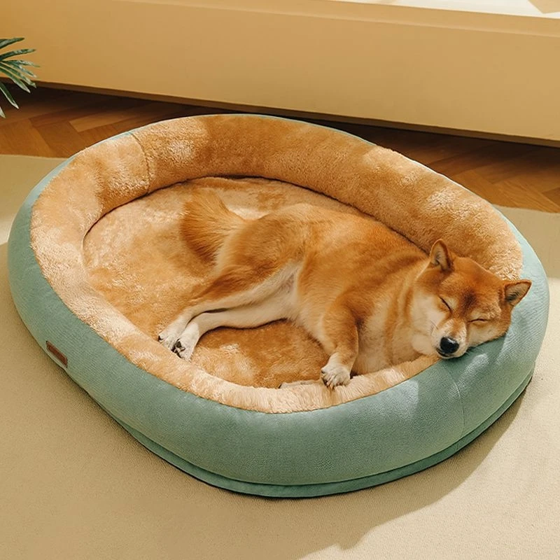 Autumn Winter Thickened Round Kennel Arctic Velvet Warm Pet Nest Large Small Cat Dog Pet Sleep Bed