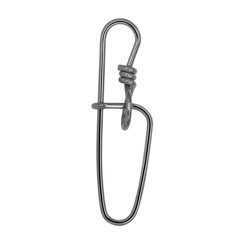 Wholesale Trolling Snap Fishing 0#-7# Stainless Steel Spinning Snap Fishing Connector Double Insurance Inside Lock Snap