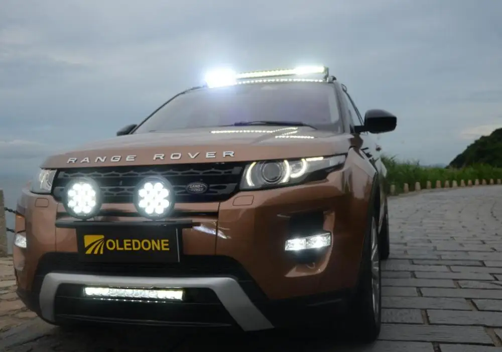 Emark 30 Вт 60 90 120 150 внедорожный светодиодный световой бар 6D комбинированный рабочий свет 12В