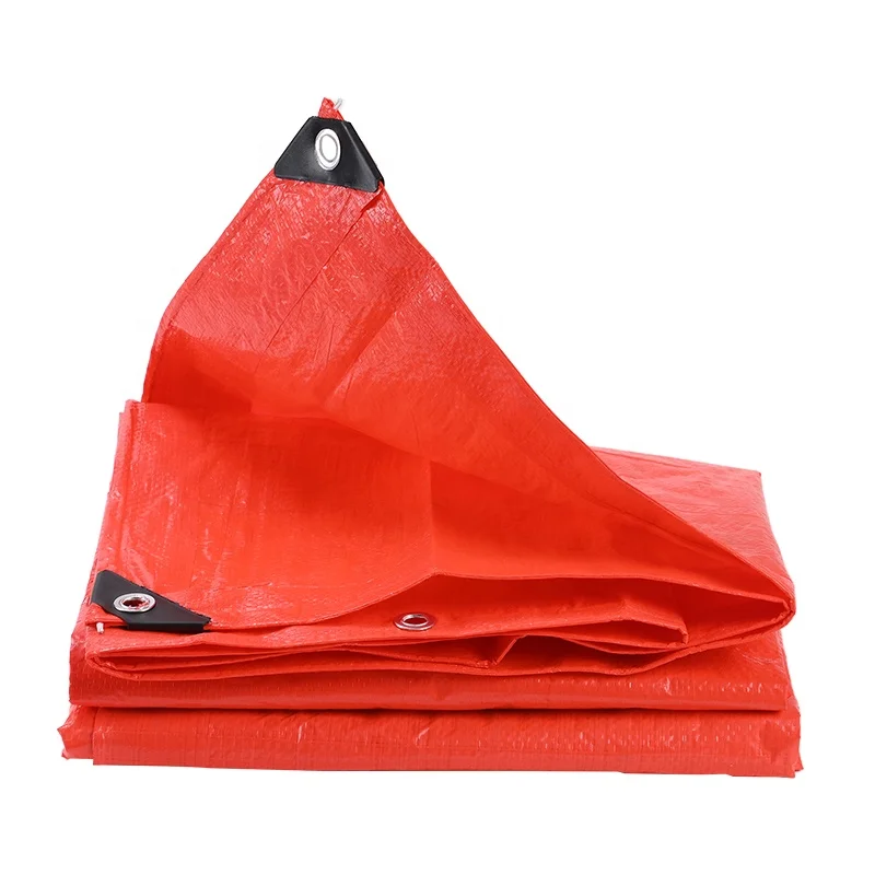 Heavy Duty Waterproof 500D Dome Pe Tarpaulin Pe Poly Tarp High Resistance To Weather For Canvas Camping Tent Fabric