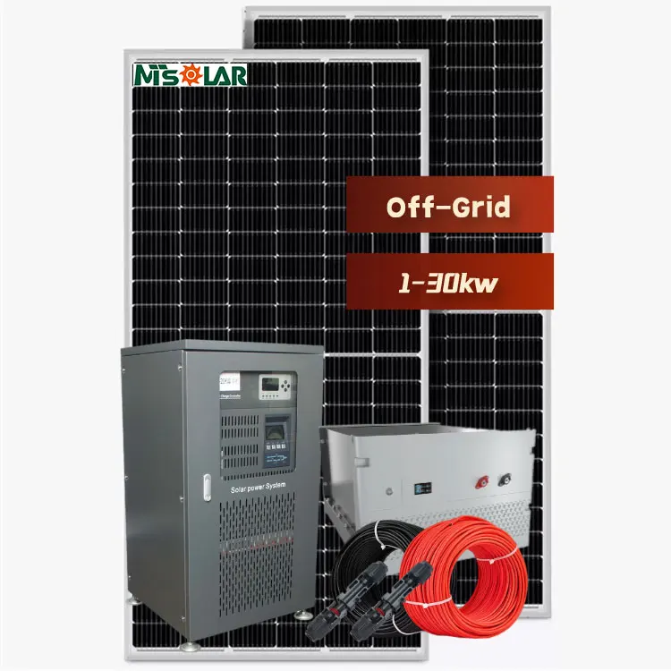 off grid solar power system home 500w connection mppt solar charge controller 12V 50A