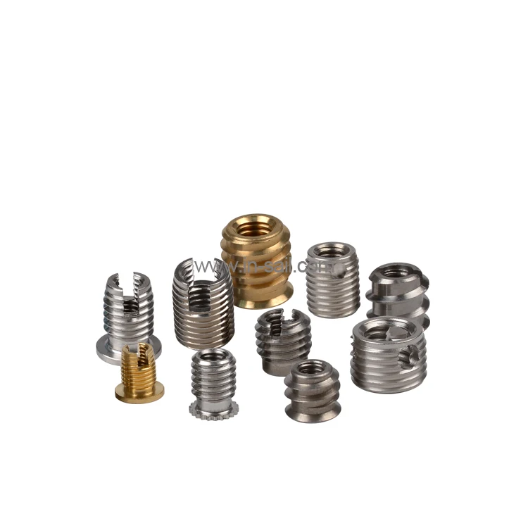 M3 M5 M6 M8 Self Tapping  Knurled Threaded Insert Nut with Zn Plated