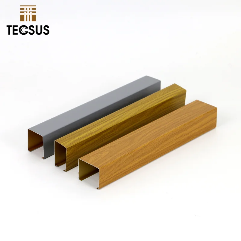 Best Price Aluminum U Shape Baffle Ceiling Design 20 Years Guantee Baffle Aluminum False Ceiling