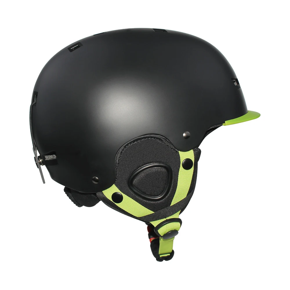 
CE EN1077 integrally-molded snowboard hat brim manufacture oakey snow boarding helmet 