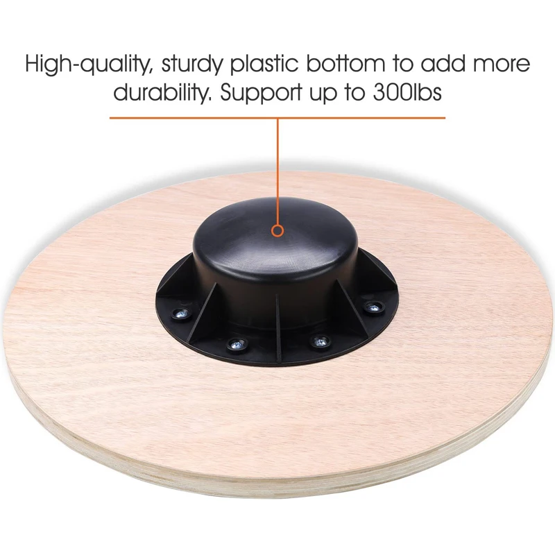 2022 Hot Sale Balance Stability Trainer Non-slip Wooden Wobble Balance Board