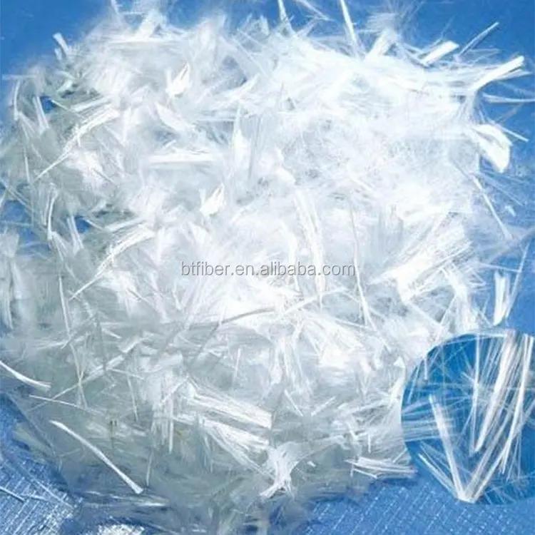 Excellent quality bundle monofilament anti-cracking PP staple concrete fiber for engineering material