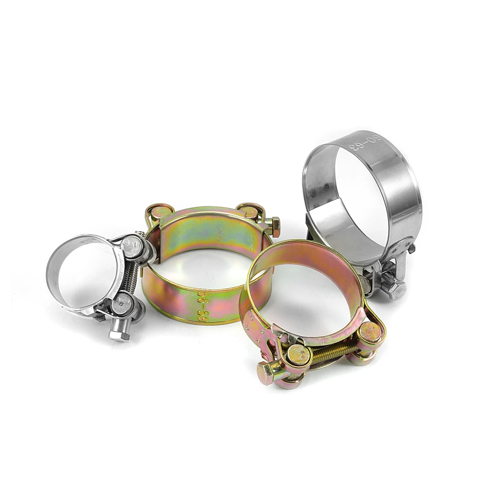 T болт выхлопной трубы Европейского Типа Зажим для тяжелых условий работы из нержавеющей стали крепкие хомуты для труб