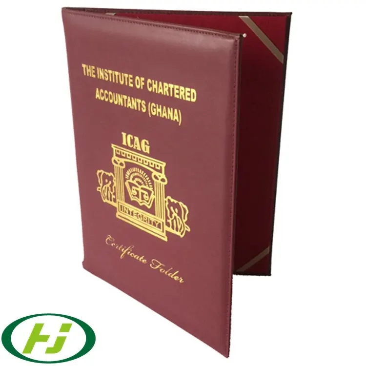 Graduation Certificate Holder A4 Leather Diploma/ Certificates Holder Graduation Folder
