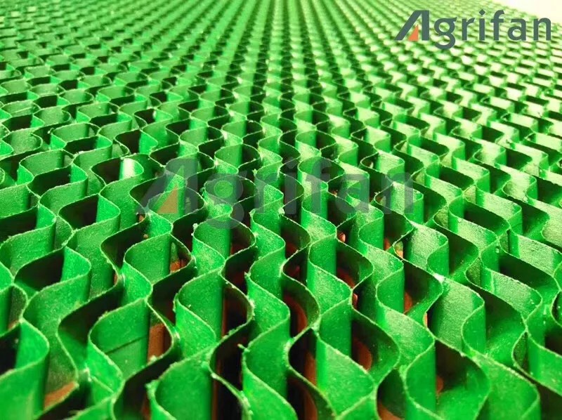 Greenhouse climate control systems, water cooling pad, green color cooling cell pad